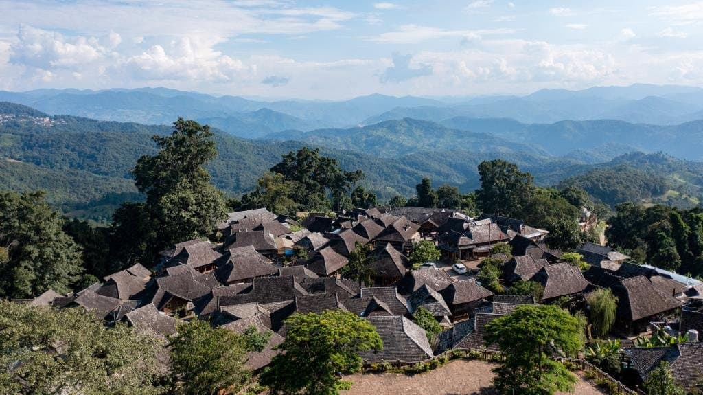 Ancient Tea Forests of Yunnan — a tea village surrounded by mountain forest